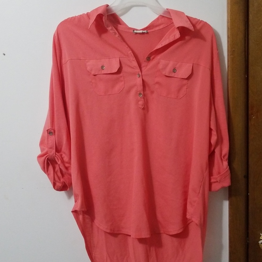 Coral shirt